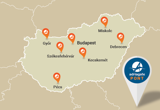 Adriagate map