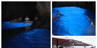 La grotte bleue à Biševo (bichèvo)