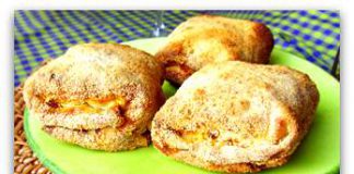 Panierowane naleśniki z bakłażanem