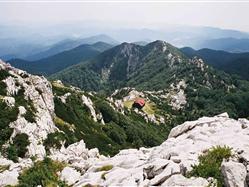 Het Risnjak bergmassief Irinovac 