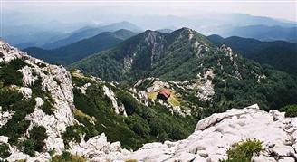 Nationalpark Risnjak Mountain massive