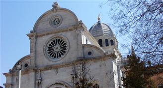 St. Jacobs Cathedral in Sibenik - UNESCO Világörökségek Horvátország
