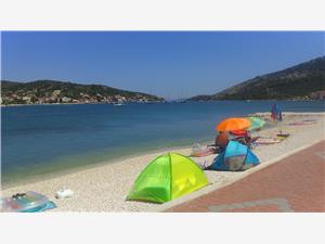 Beachfront accommodation Split and Trogir riviera,Book  Franka From 17 €