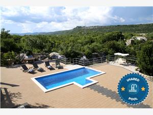 Kuća za odmor Ante Split i Trogir rivijera, Kamena kuća, Kvadratura 80,00 m2, Smještaj s bazenom
