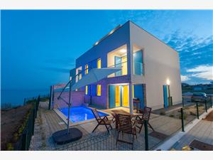 Vila Rose Privlaka (Zadar), Prostor 142,77 m2, Soukromé ubytování s bazénem, Vzdušní vzdálenost od moře 5 m