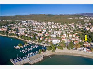 Accommodatie aan zee De Crikvenica Riviera en Rijeka,Reserveren  RONI Vanaf 13 €