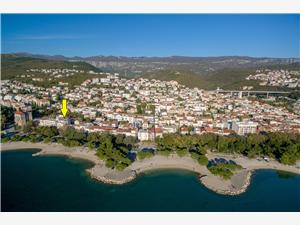 Boende vid strandkanten Rijeka och Crikvenicas Riviera,Boka  7 Från 128 SEK