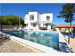 Ház Villa Sunrise Dobrinj - Krk sziget, Méret 125,00 m2, Szállás medencével