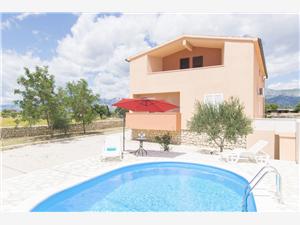 Kuća za odmor Oasis of Peace Rivijera Zadar, Kvadratura 90,00 m2, Smještaj s bazenom