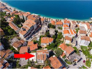 Апартаменты и Kомната Sun & Sea Podgora, квадратура 20,00 m2, Воздуха удалённость от моря 150 m, Воздух расстояние до центра города 150 m
