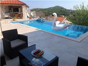 Casa Marija Croazia, Casa di pietra, Dimensioni 210,00 m2, Alloggi con piscina