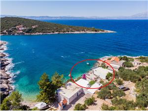Remote cottage Middle Dalmatian islands,Book  Sanka From 12 €