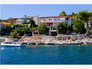 Beachfront accommodation Split and Trogir riviera,Book  Ana From 11 €