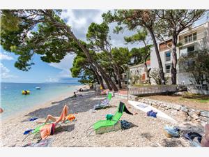 Beachfront accommodation Makarska riviera,Book  Duba From 15 €