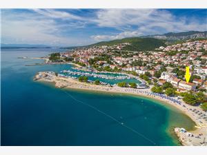 Boende vid strandkanten Rijeka och Crikvenicas Riviera,Boka  Seaside Från 171 SEK