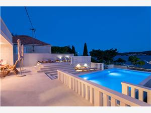 Villa Sasha Kuciste, Größe 200,00 m2, Privatunterkunft mit Pool, Luftlinie bis zum Meer 10 m