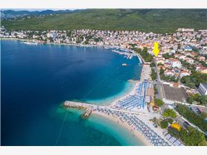 Boende vid strandkanten Rijeka och Crikvenicas Riviera,Boka  Edmond Från 96 SEK