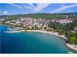 Appartementen Ani De Crikvenica Riviera en Rijeka, Kwadratuur 16,00 m2, Lucht afstand tot de zee 200 m, Lucht afstand naar het centrum 800 m